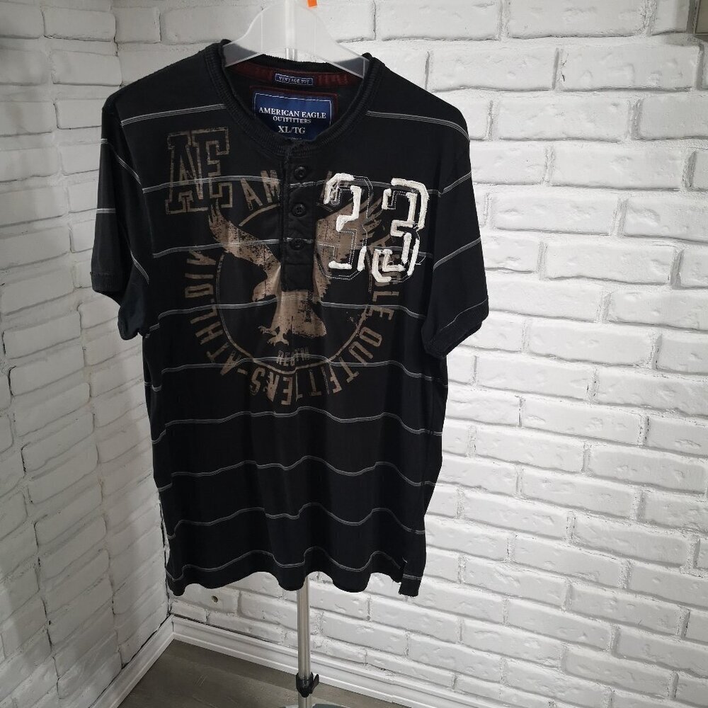 American Eagle Men's Brown Size XL Vintage Fit Short Sleeves T-shirt